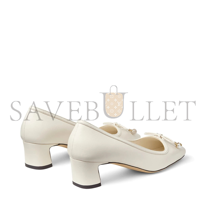 Ji*y Ch* elme 45 latte nappa leather pumps elme45nap